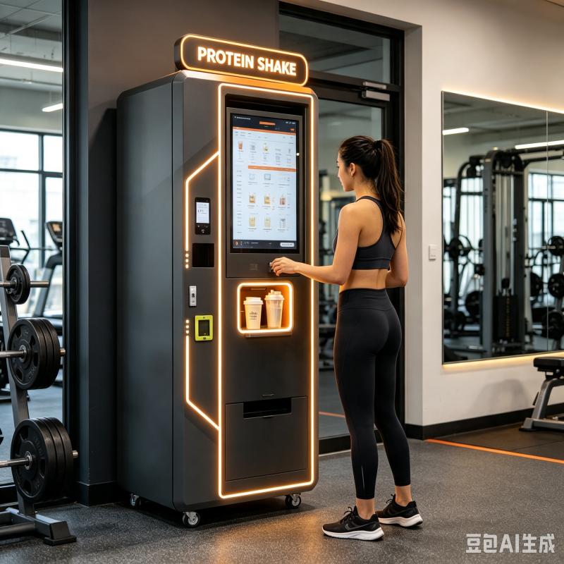 Nutrition For Fitness And Sports - Automatyczny automat do shake'ów proteinowych, personalizowane