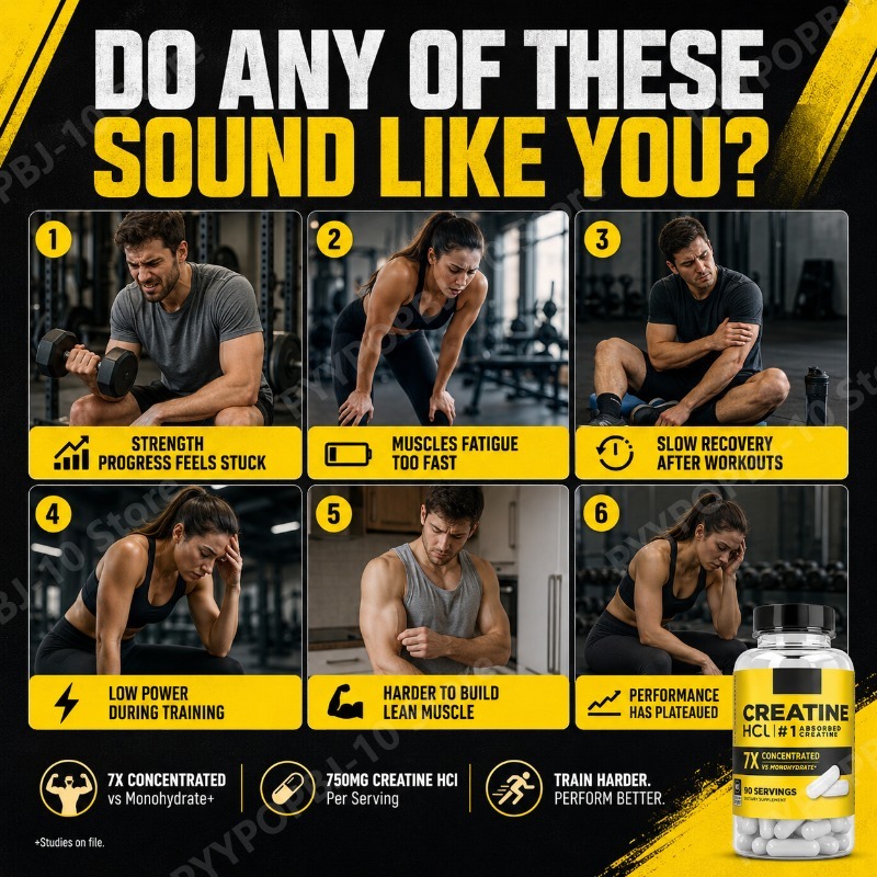 Kreatyna HCl 750mg 90 kapsułek – Nutrition Fitness Supplements recenzja i cena
