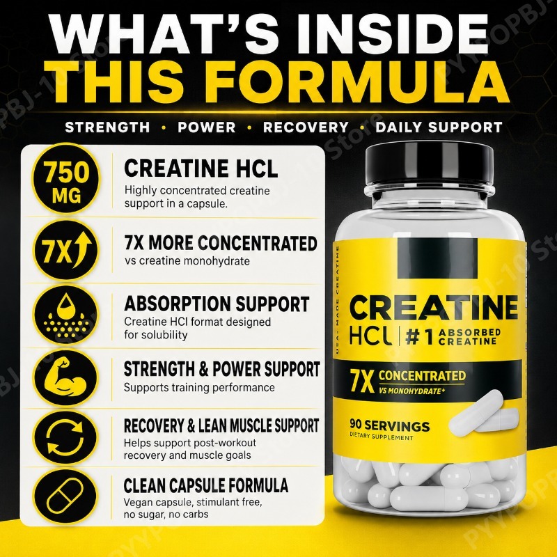 Kreatyna HCl 750mg 90 kapsułek – Nutrition Fitness Supplements recenzja i cena