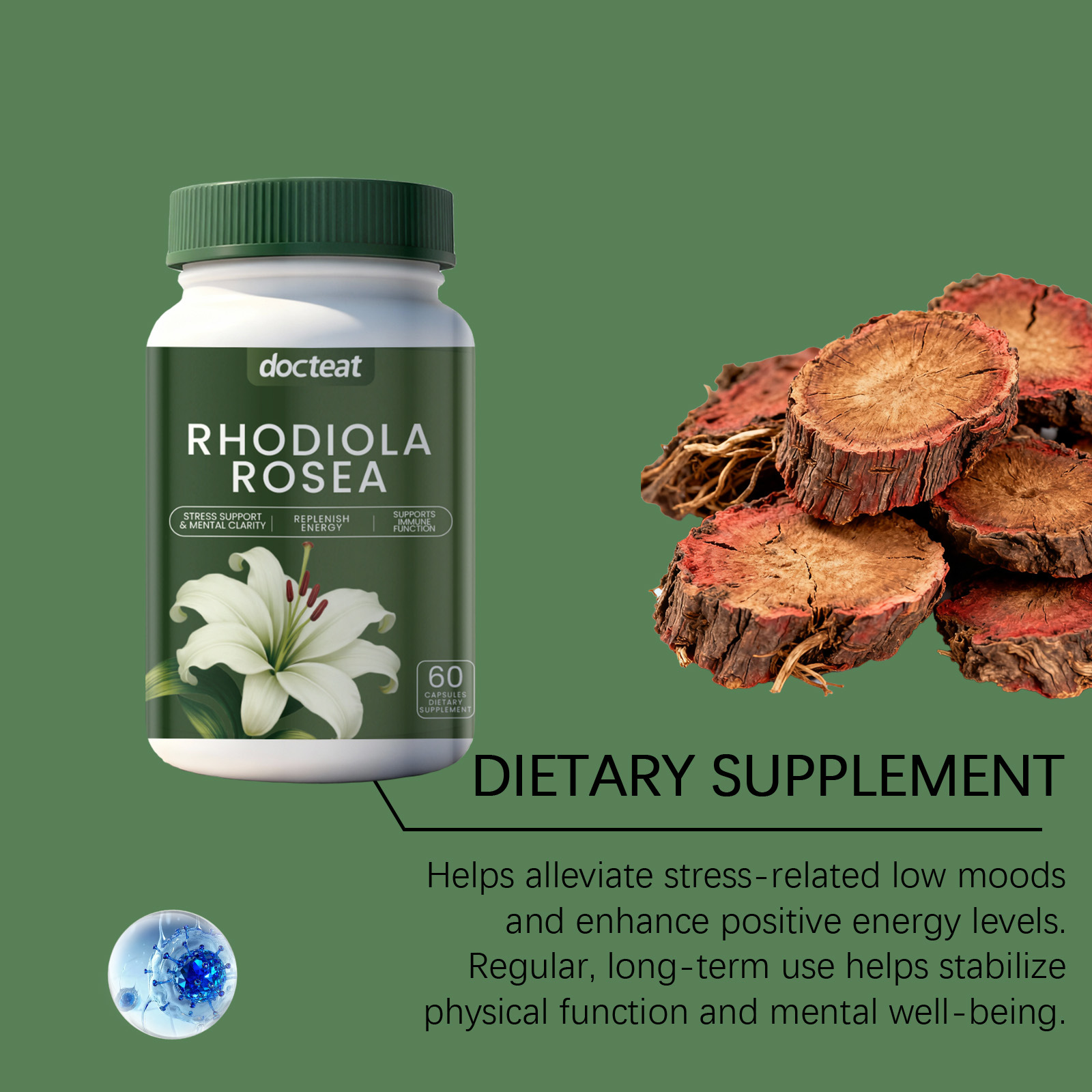 Kapsułki DOCTEAT dla Zdrowia M – Nutrition Fitness Supplements recenzja i cena