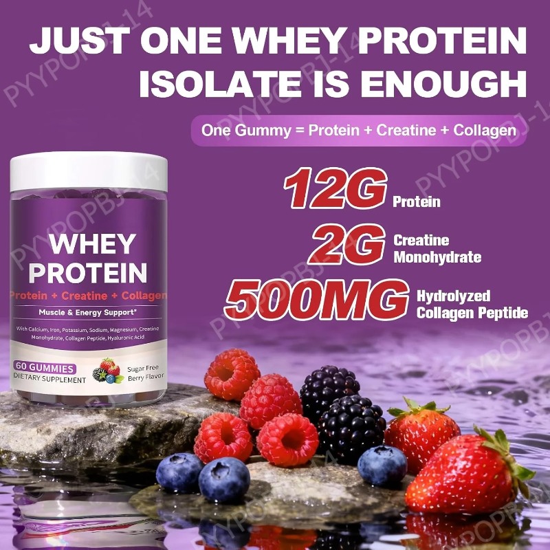 Żelki proteinowe z kreatyną, k – Nutrition Fitness Supplements recenzja i cena